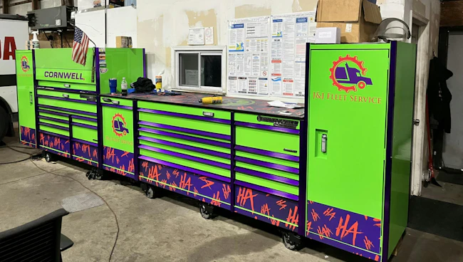 Nau's Joker-themed box is truly one of kind, and it's been a great tool for networking.