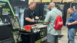 GripEdge demoing their product for a few distributors. GripEdge demoing their product for a few distributors.