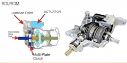 Jeep Renegade FWD-based AWD rear drive module (RDM) operation depends on actuator motor position feedback, internal temperature monitoring, and correct module programming. On these systems, the actuator motor and clutch assembly are a matched set, and clutch classification and energy specification values must be programmed into the Differential Transfer Case Module (DTCM) after RDM or module replacement. Jeep Renegade FWD-based AWD rear drive module (RDM) operation depends on actuator motor position feedback, internal temperature monitoring, and correct module programming. On these systems, the actuator motor and clutch assembly are a matched set, and clutch classification and energy specification values must be programmed into the Differential Transfer Case Module (DTCM) after RDM or module replacement.