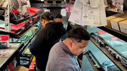 Parraguirre tries to make himself available whenever a customer needs him, no matter the time of day. Parraguirre tries to make himself available whenever a customer needs him, no matter the time of day.