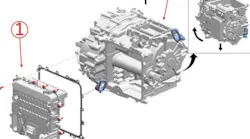 Drive unit 1)drive motor control module; 2) gearbox.