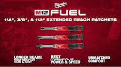 M12 FUEL™ 1/4', 3/8', and 1/2' Extended Reach Ratchets | 3055, 3059, & 3058 Unmatched Comfort