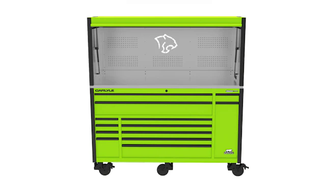 Carlyle Tools 72&rdquo; 3500 Series Hutch and Roller Cabinet Combination
