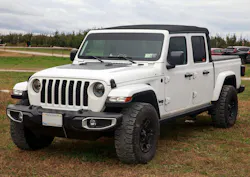 2021 Jeep Gladiator Sport in Bright White.