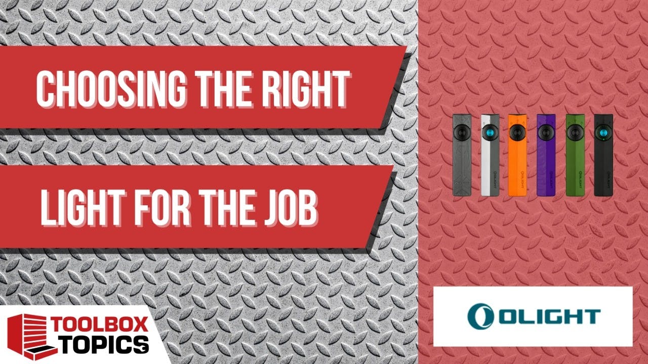 Toolbox Topics: Choosing the Right Light for the Job | An Interview With Olight