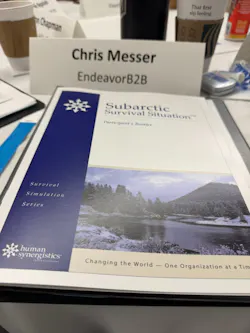 The Subarctic Survival Situation exercise asked participants to rank salvaged items first individually and then as a team.