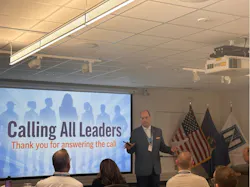The morning started with a simple but important question for the Leadership 2.0 class: What is leadership?