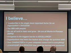 Clint Longenecker used examples from a wide range of organizations to reinforce leadership practices that produce results.