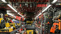 Inside AJ Bowlin's tool truck