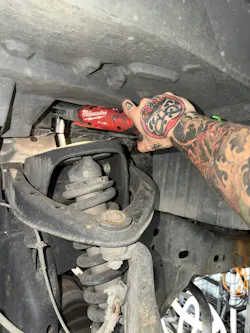 Electric ratchets like the Milwaukee Tool M12 FUEL 3/8” Ratchet, No. 3053-20, are one of the first power tools a technician should buy.