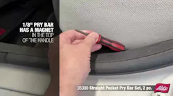 Lisle 35390 Straight Pocket Pry Bar Set, 2 pc