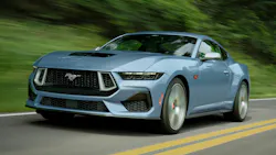 2025fordmustang60thanniversarypackageinbrittanyblu