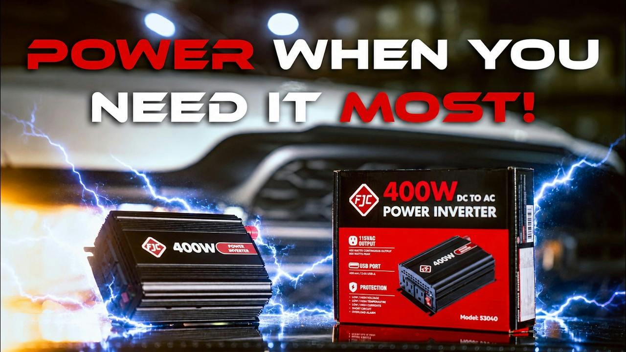 FJC Power Inverter 400 Watt How To - Part #53040