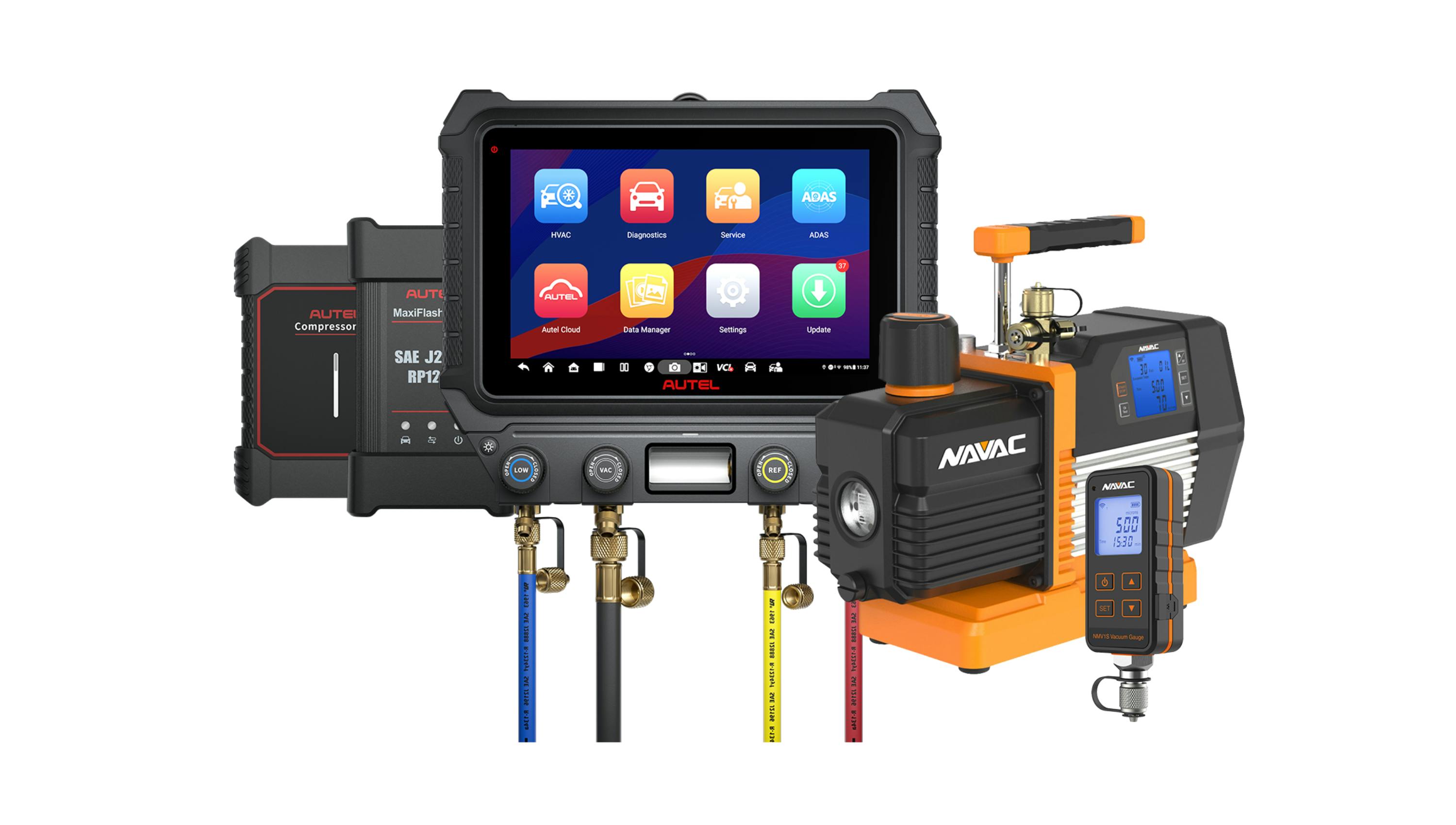 Autel MaxiHVAC AC909 Advanced A/C Diagnostic System