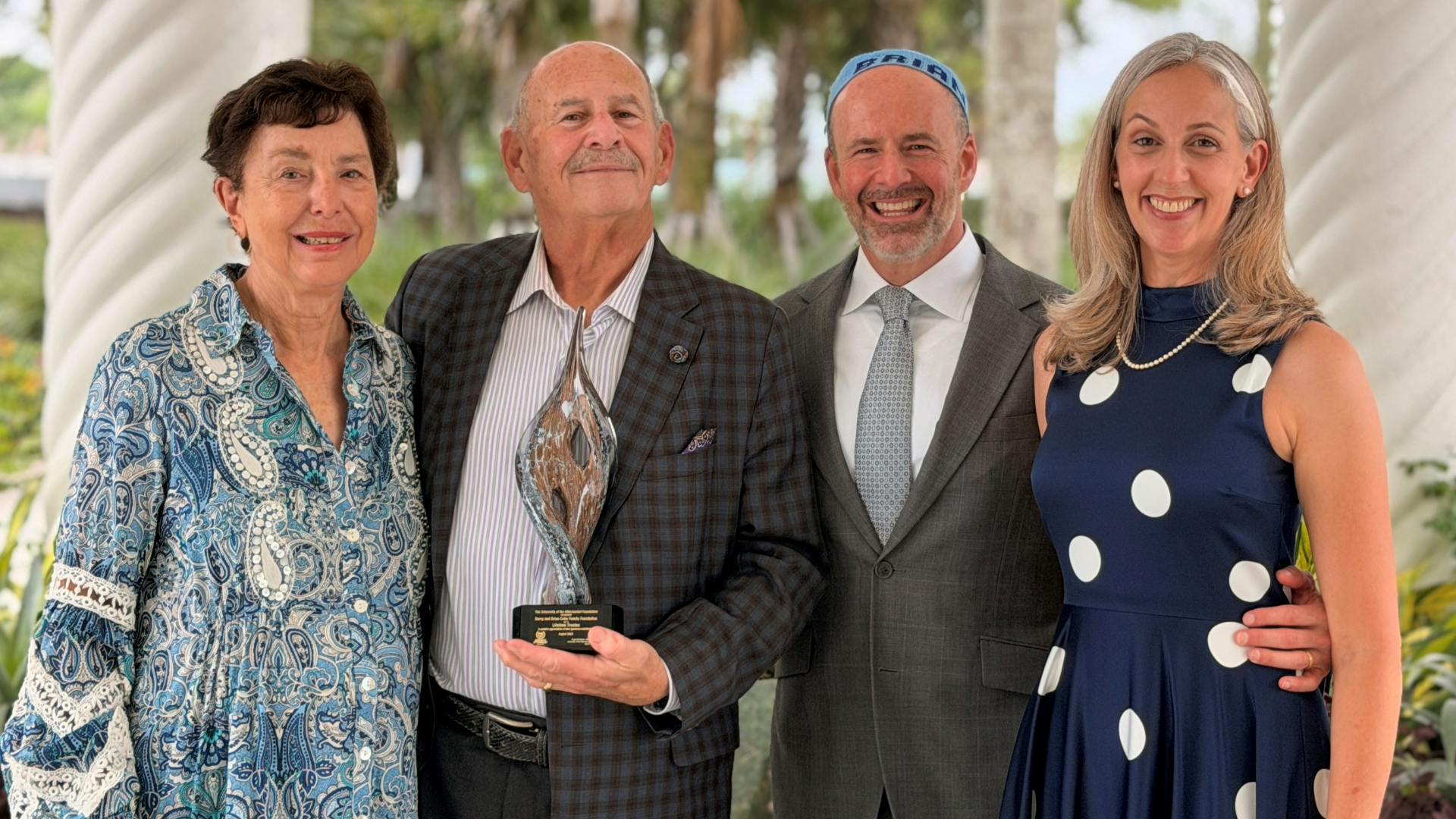 The Cohn Family (L to R): Wendy, Barry, Brian, Liz