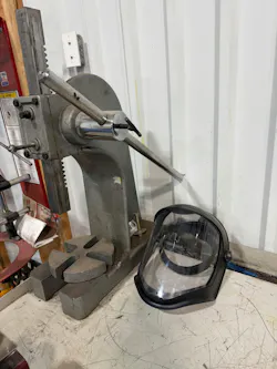 Even if you don't think you'll need protection when using certain equipment, you never know when something might slip or break.
