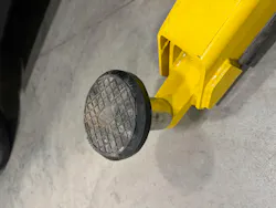 This is what a lift pad looks like when it's in good condition.