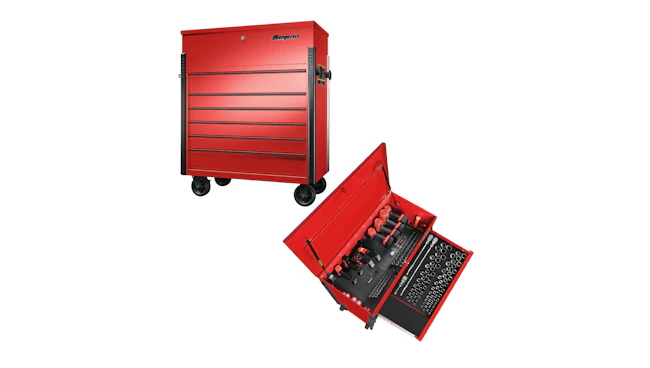 Snap-on 40' Six-Drawer Power Roll Cart, No. KHP46
