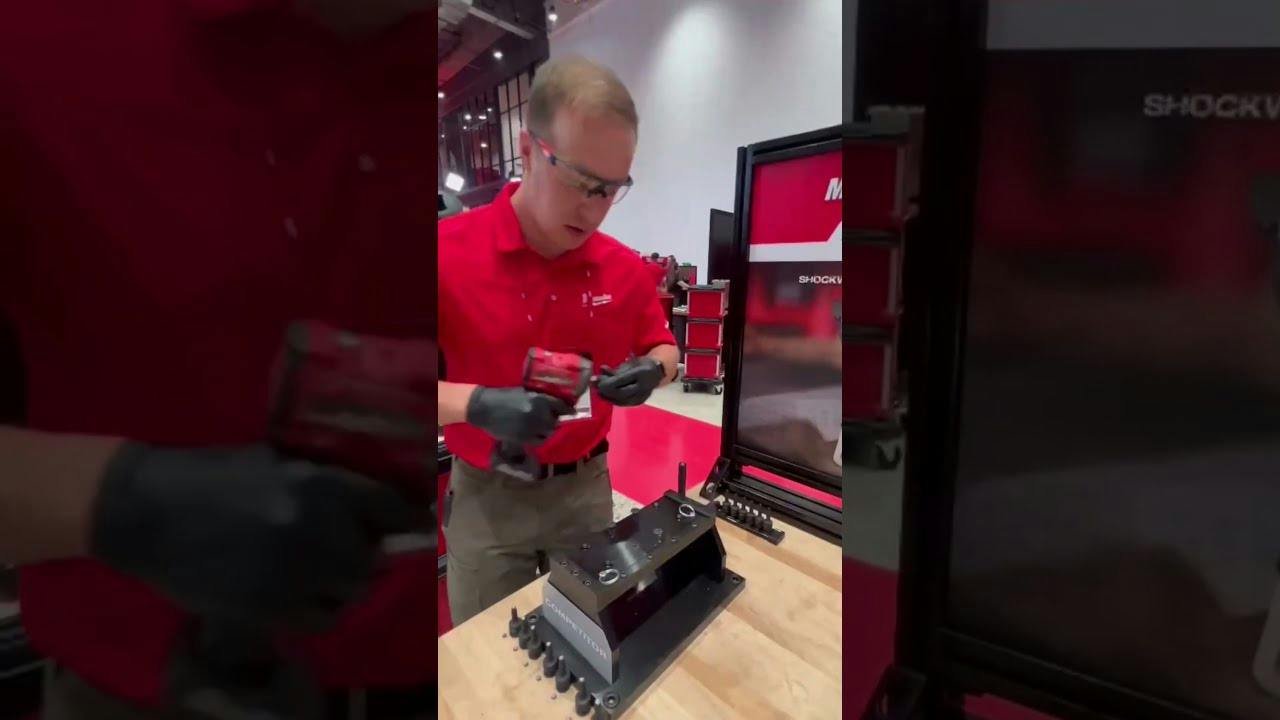 Demo of Milwaukee Tool&rsquo;s SHOCKWAVE Impact Duty Bit Sockets