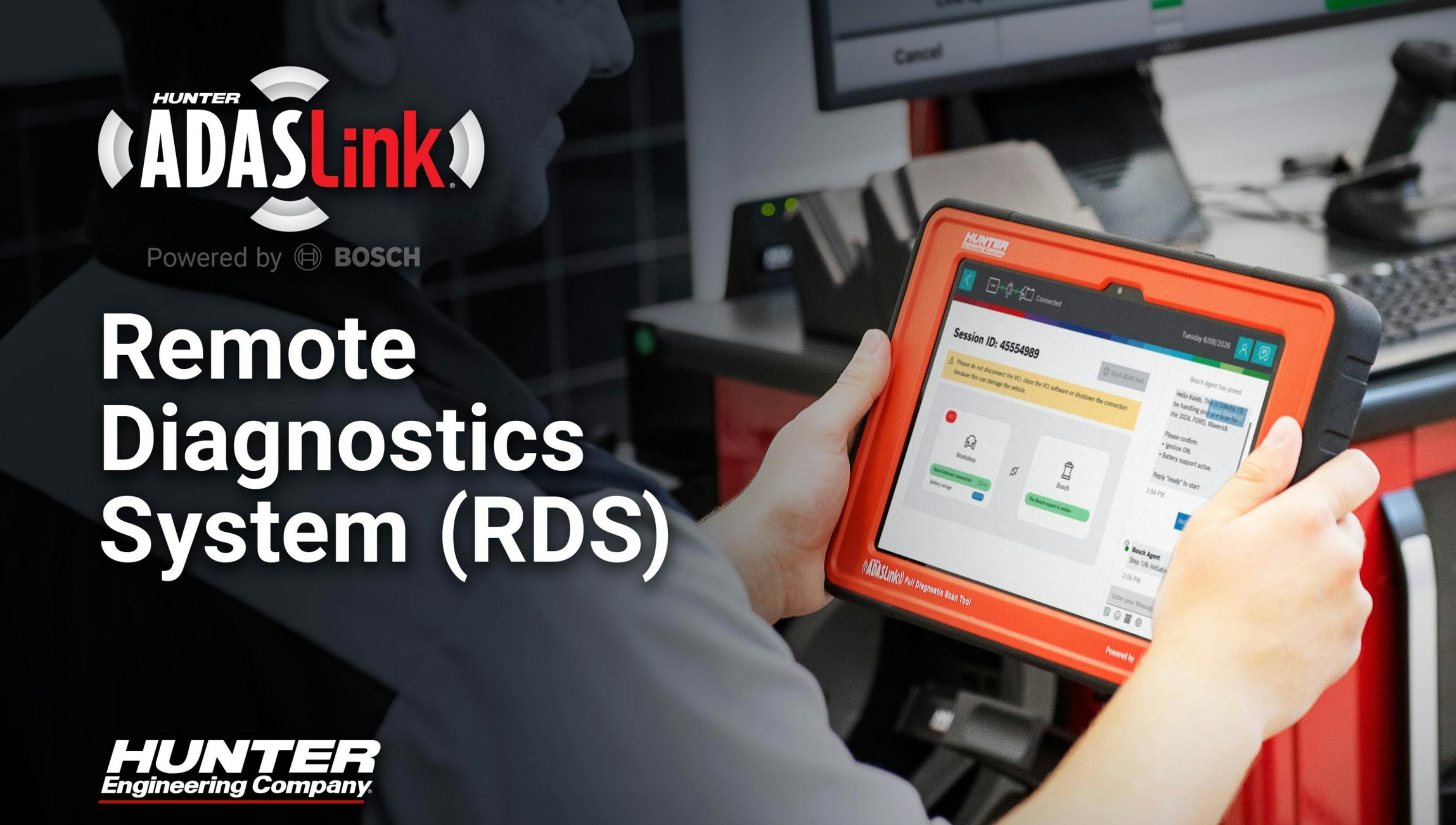 Hunter Engineering collaborates with Bosch Diagnostics on ADASLink update