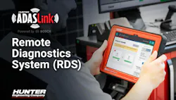 Hunter Engineering collaborates with Bosch Diagnostics on ADASLink update
