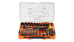 Klein Tools 39-pc KNECT Complete Impact Pass Through and Flip Socket Set, No. 65500KNECT