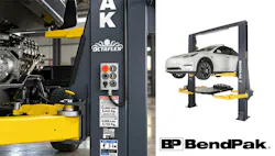 BendPak releases OctaFlex 12DPS two-post lift